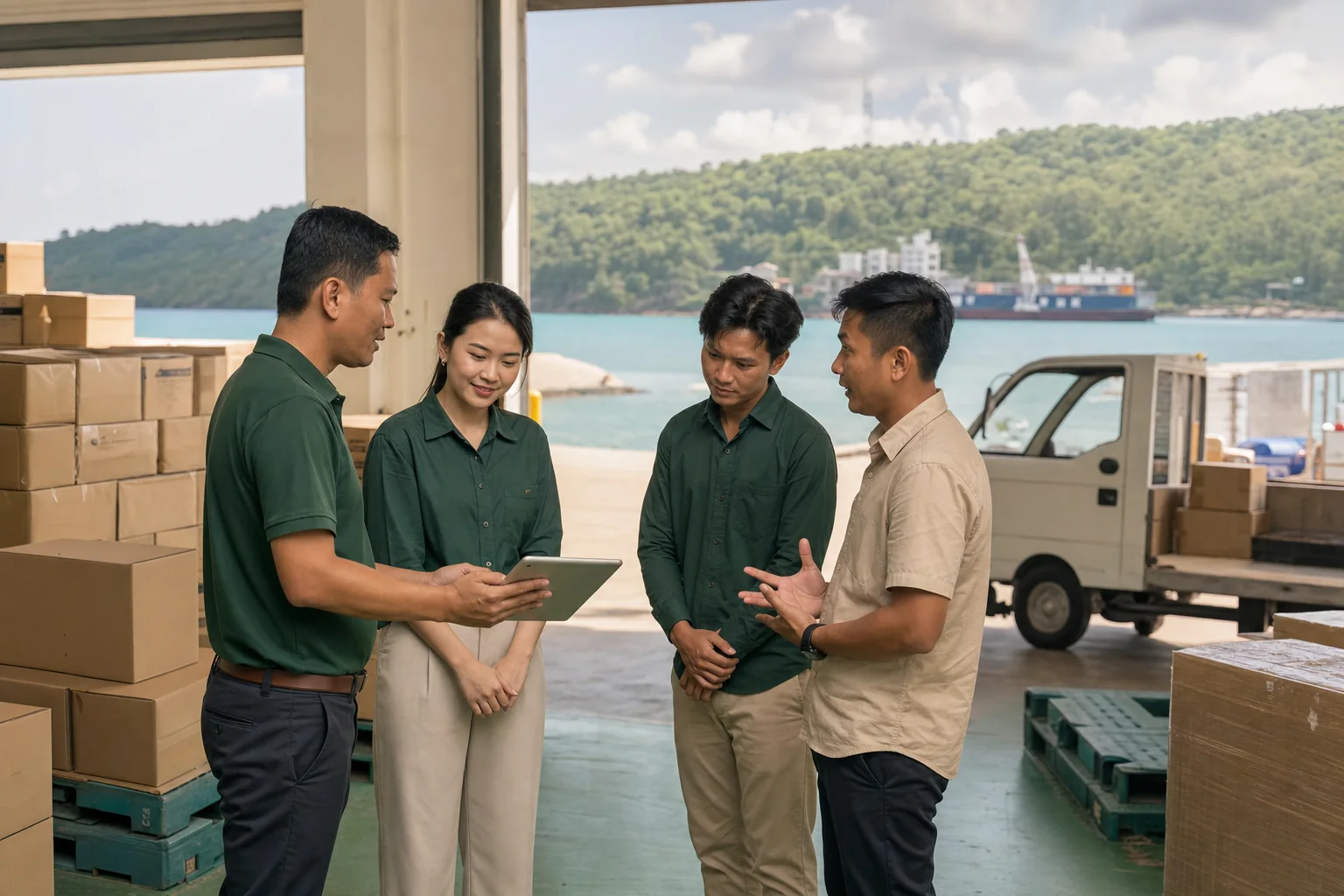 Sihanoukville business journey documentary photograph